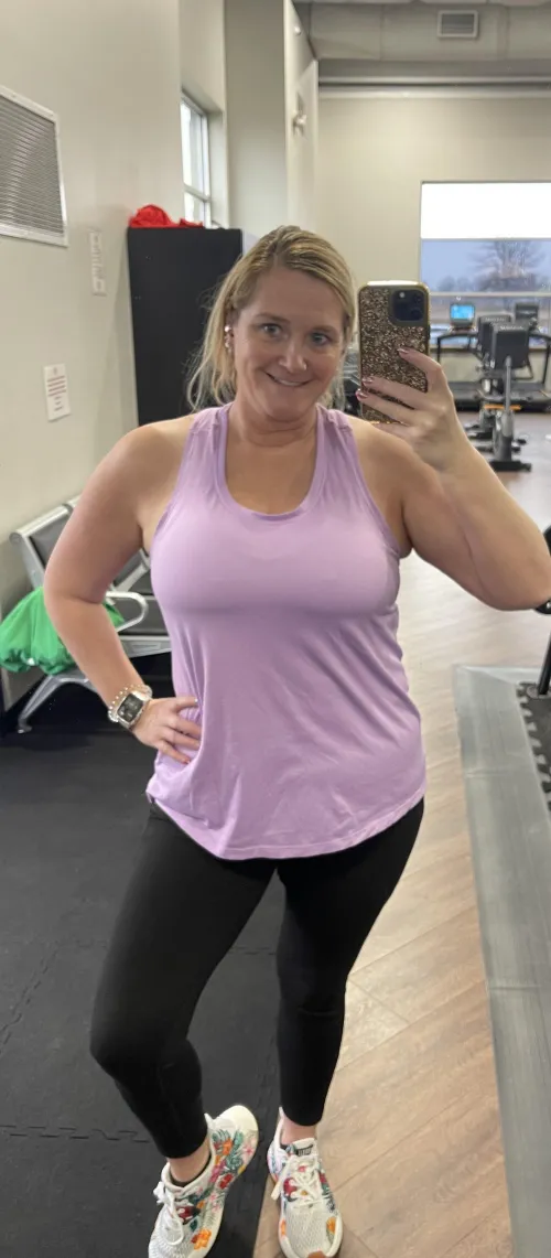 I love a good gym selfie