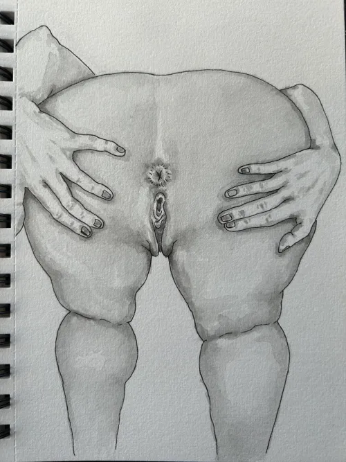 Show it to me, ink and watercolor, by me.