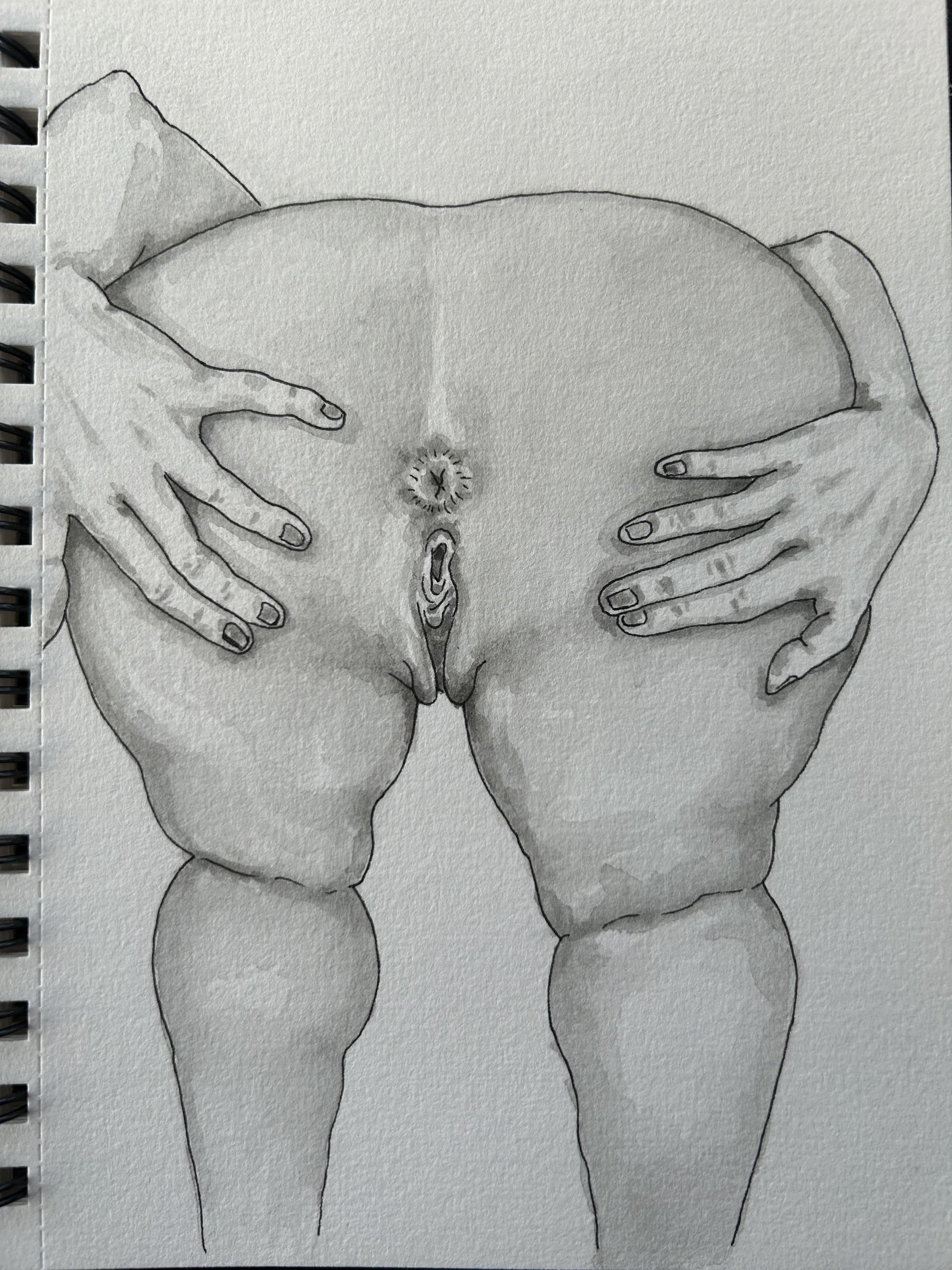 Show it to me, ink and watercolor, by me.