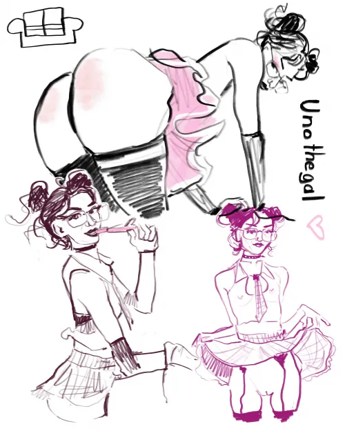 Sketches of unothegal by me