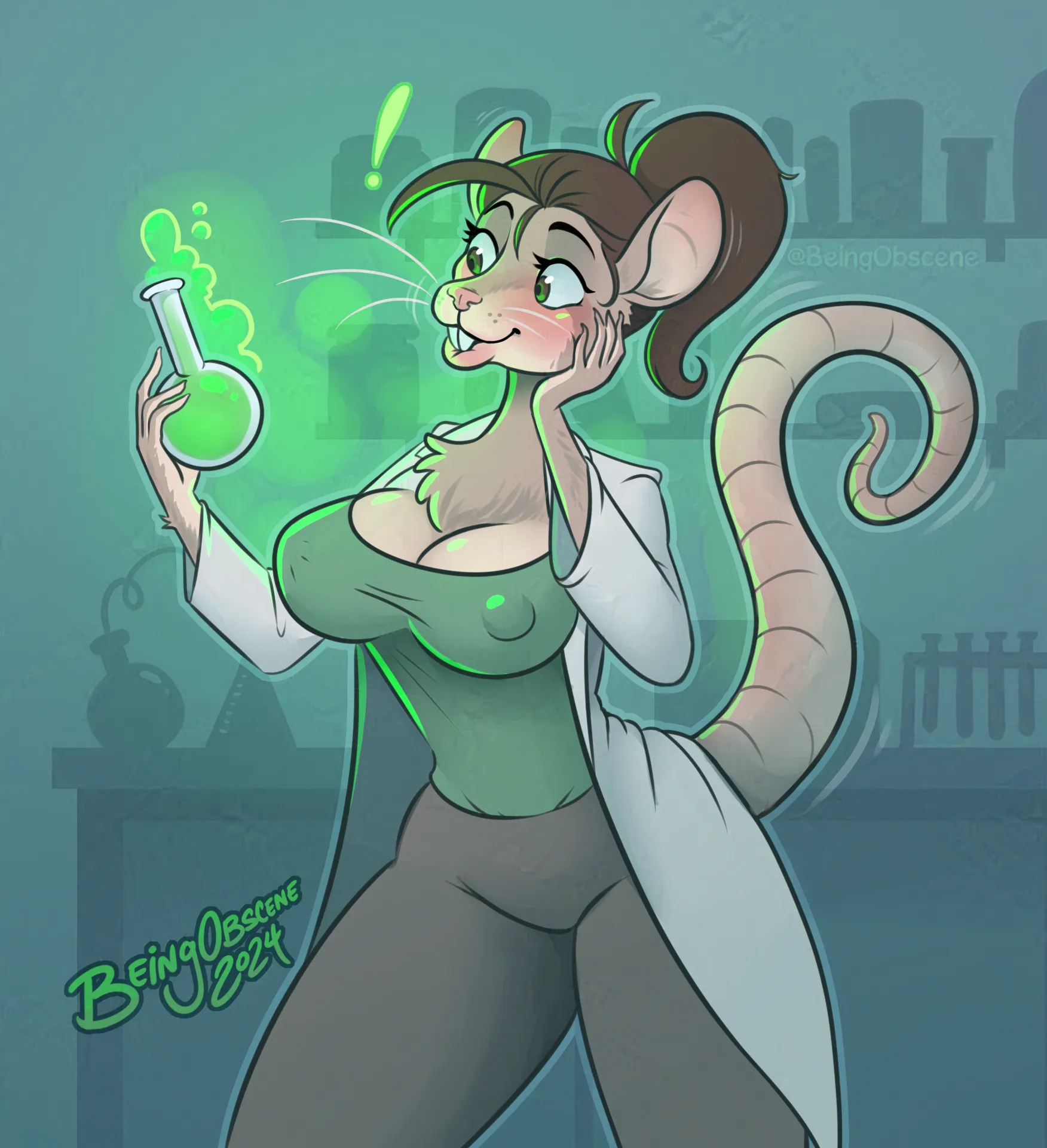 [Anthro] Lab Rat by BeingObscene
