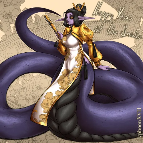 Happy Year of the Snake! (OC)