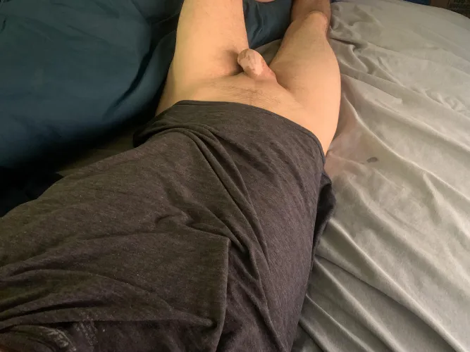 [M] just changed into my pajamas for bed