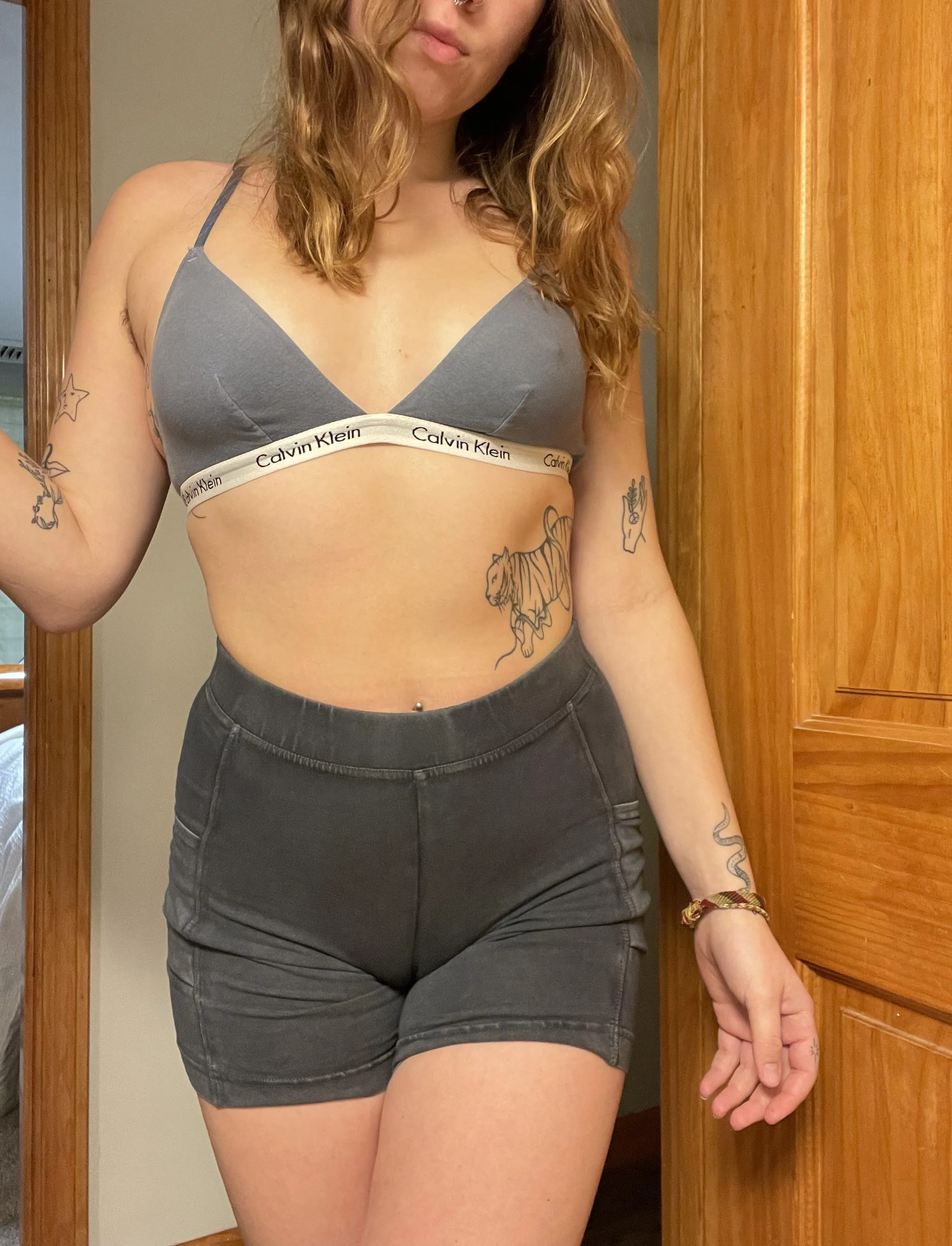 my at home fits always include some calvins