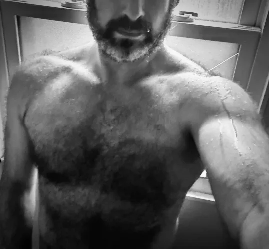 My shower has a window