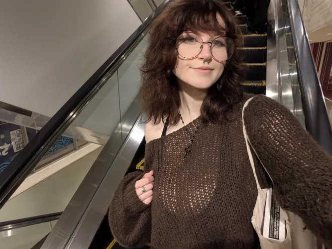 see thru sweater  <3