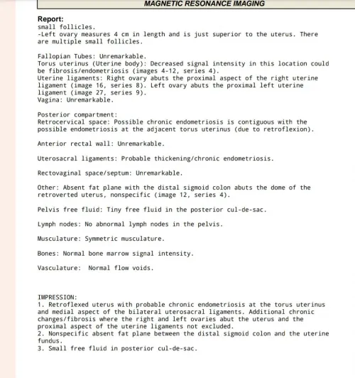 28F, Chronic Pain for 4 years Possible Endo, I'm sick of feeling this way. Had pelvic MRI done in 2023.