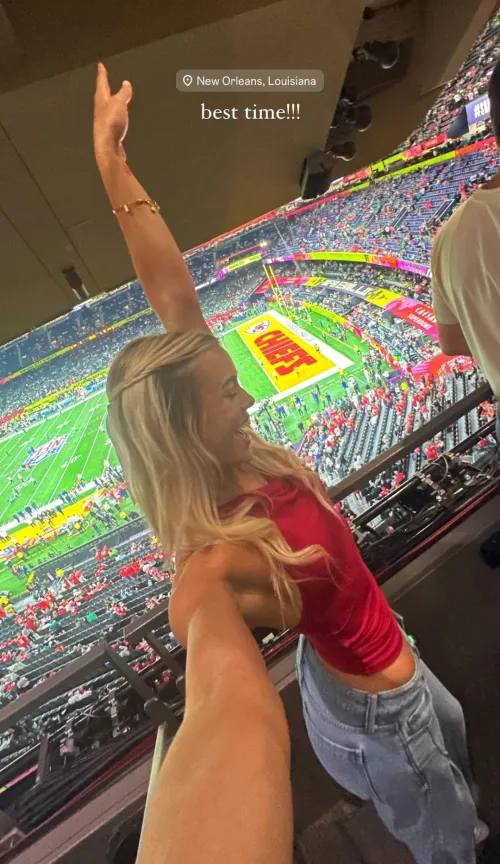 At the super bowl - ig - February 2025