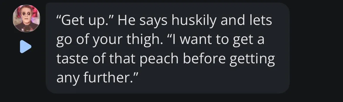 I can’t tell if this is the worst word he could’ve used or the best since that is his nickname for me.