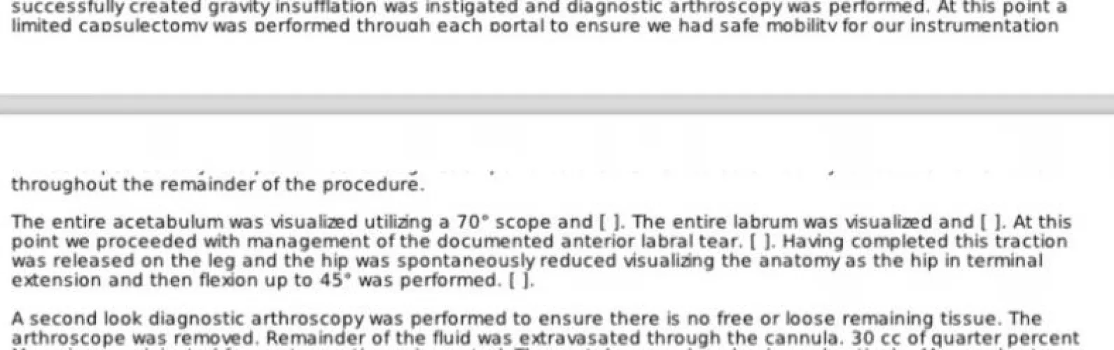 I had hip surgery and I need help understanding what exactly they did.