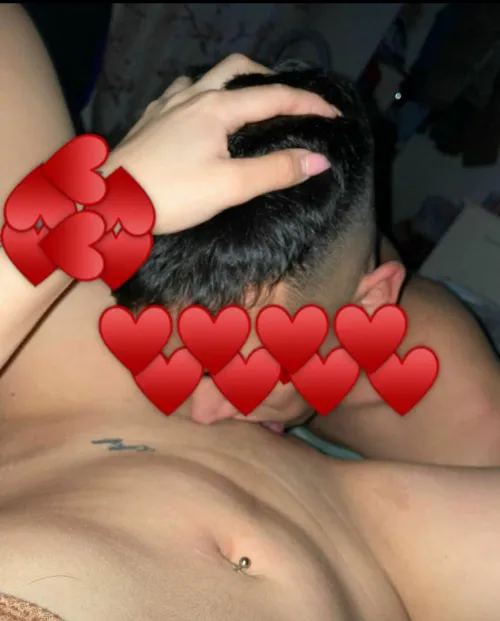 I'll make you lick all my games after I finish fucking my man, you fucking cuckold, do you understand?