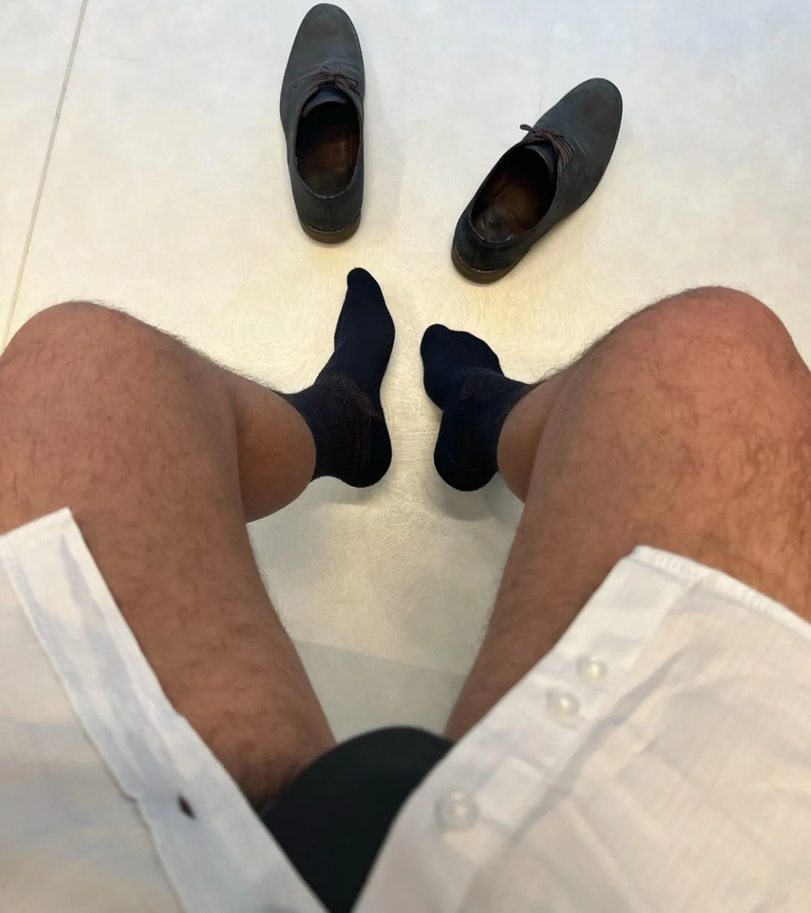 My sweaty black suit socks would look so good on your face (43)