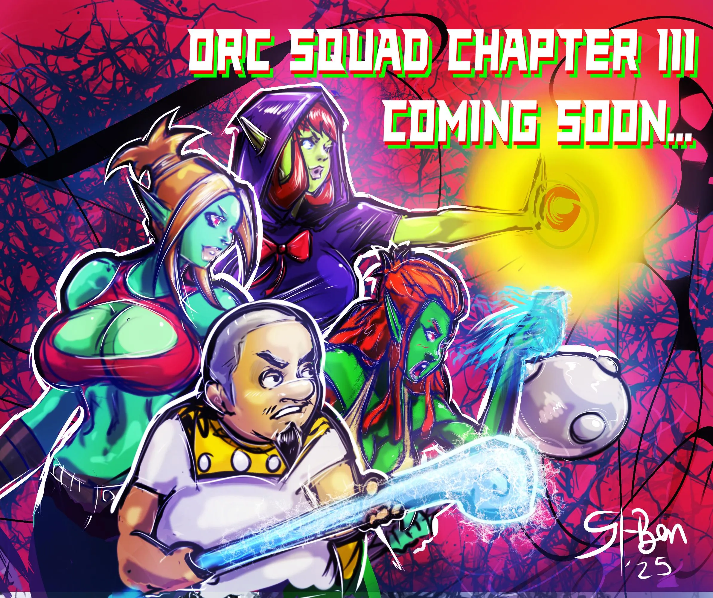 ORC SQUAS CHAPTER 3 ANNOUNCEMENT (ART BY R-BEN)