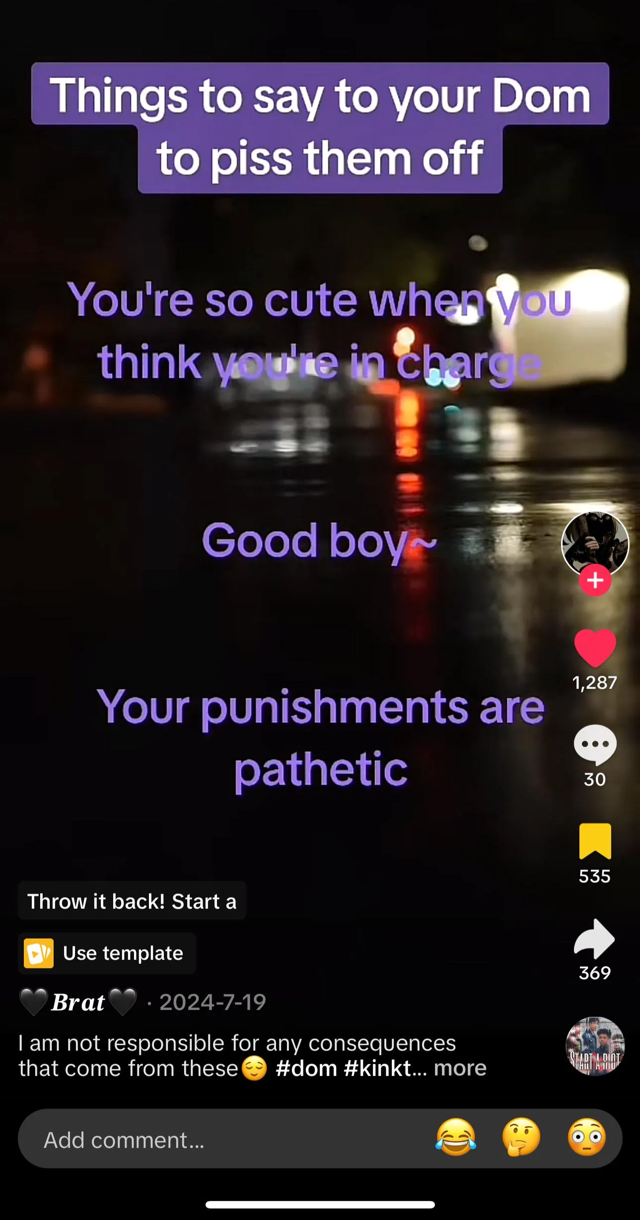 Sharing for my sick brat