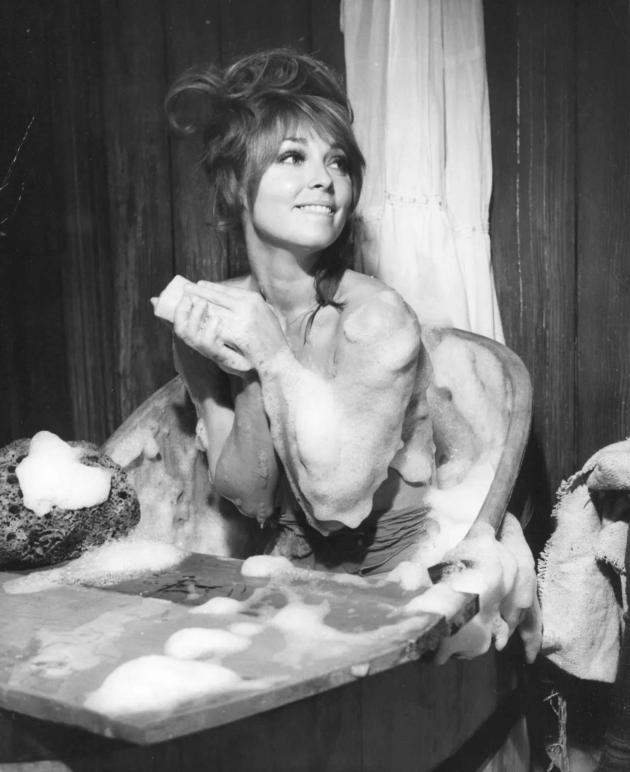 Sharon Tate on the set of ‘The Fearless Vampire Killers’ (1967)