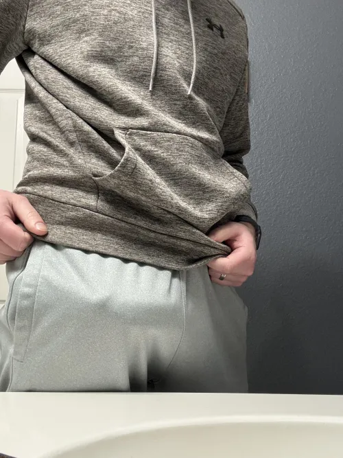 Working from home = gray sweats