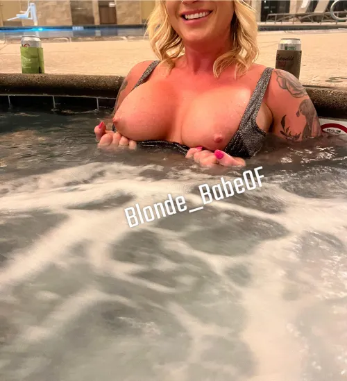 Come join me in the hot tub