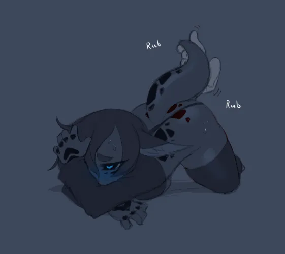 Dragon girl likes tail rubs <3 (Kanel)