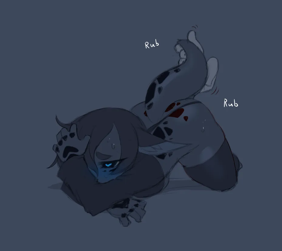 Dragon girl likes tail rubs <3 (Kanel)