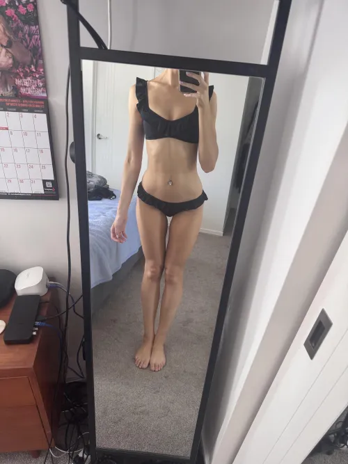 Going to show my gap off at the beach in my favorite bikini