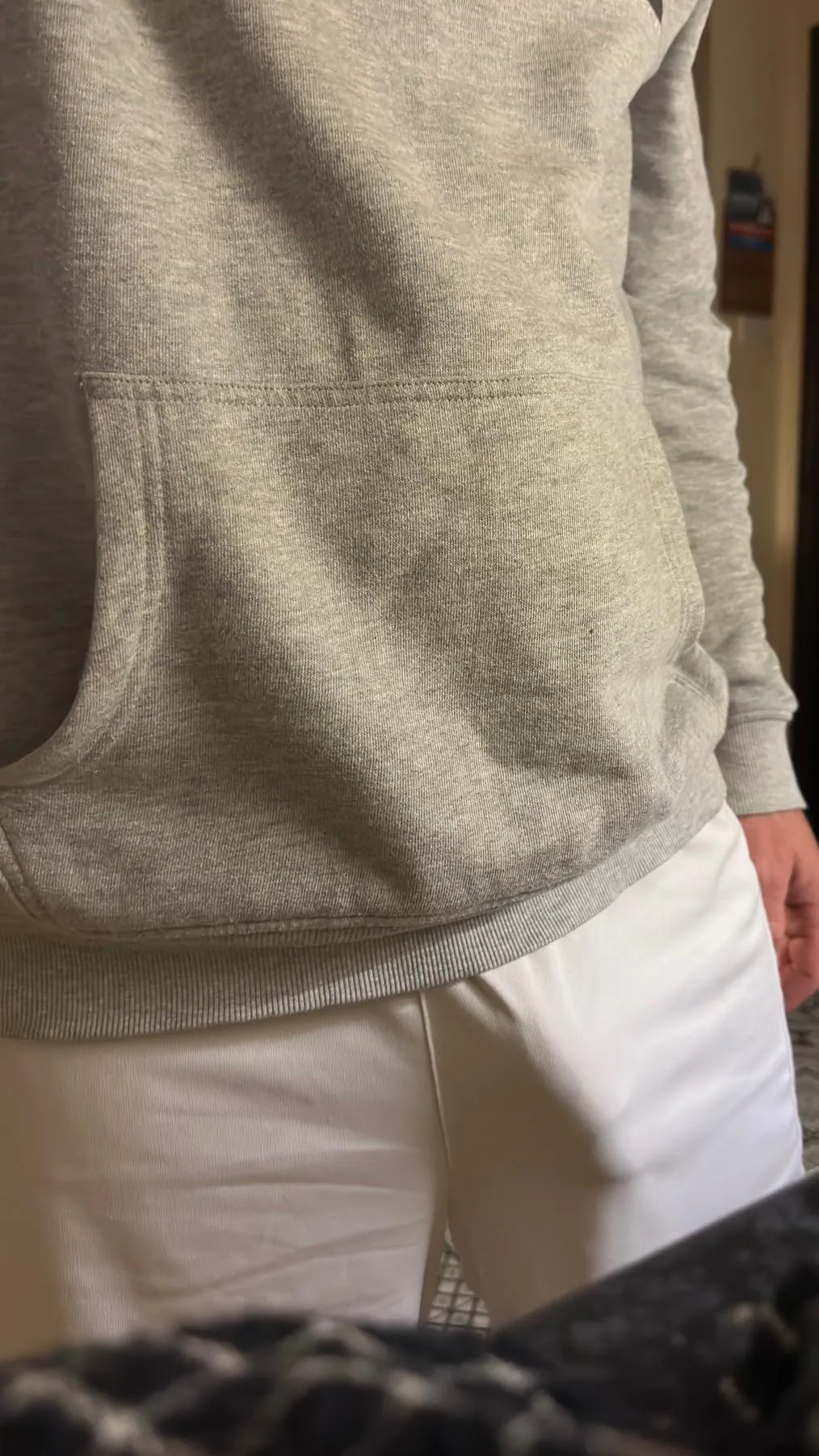 I answer the door like this, what do you do?