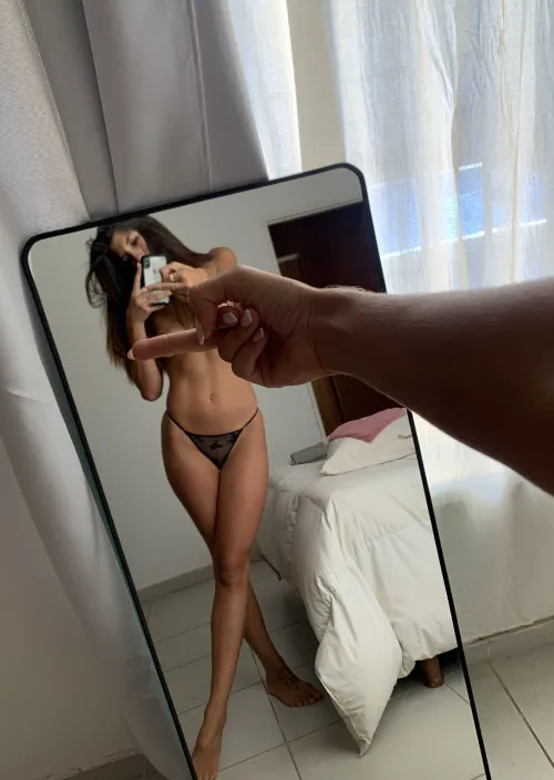 Lick it till it drips, on your knees, hands tied behind your back.