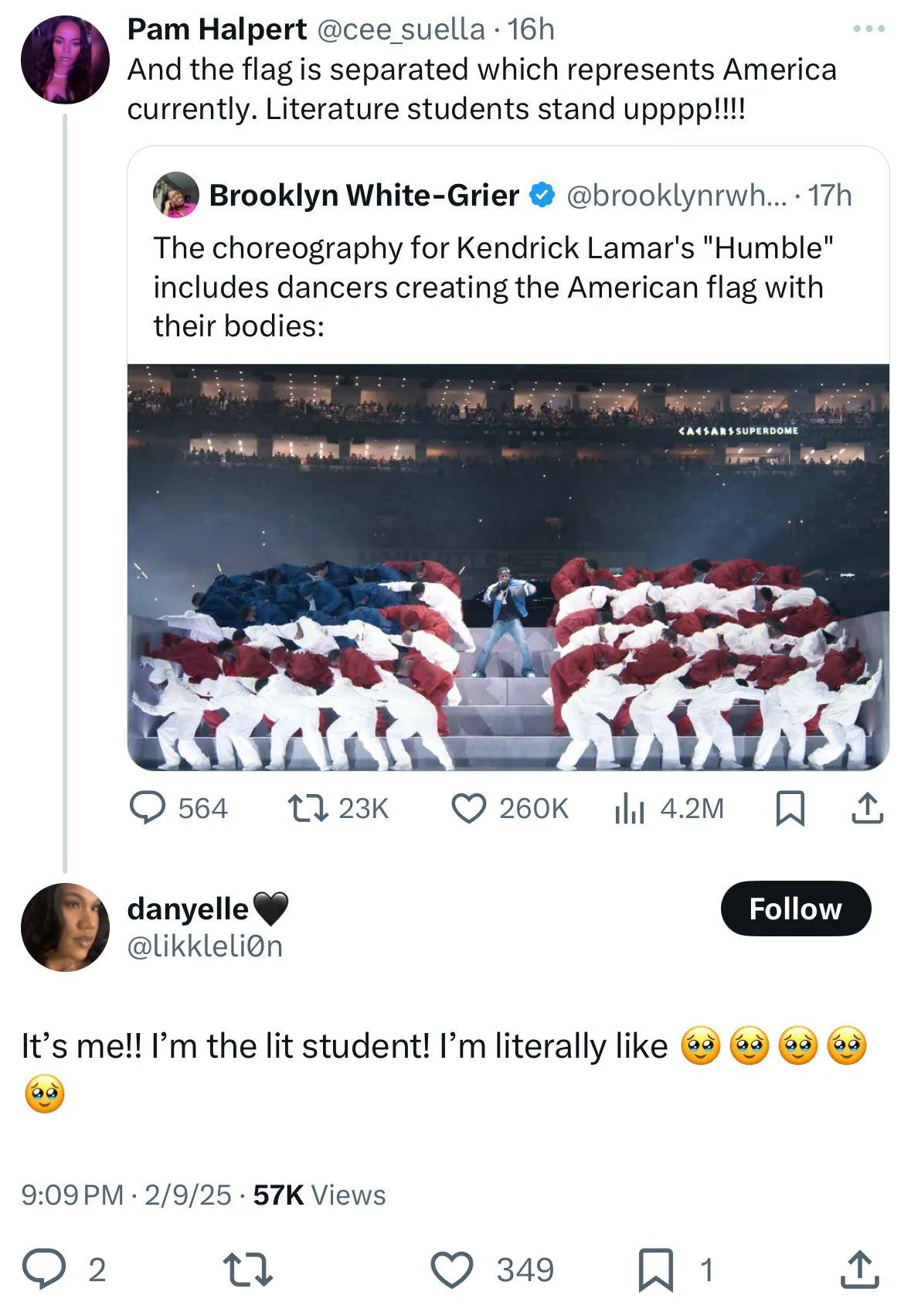 Literature students stand up!