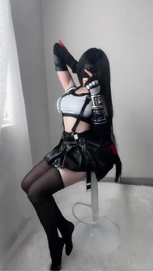 My attempt at a Tifa cosplay (Kltt3y)