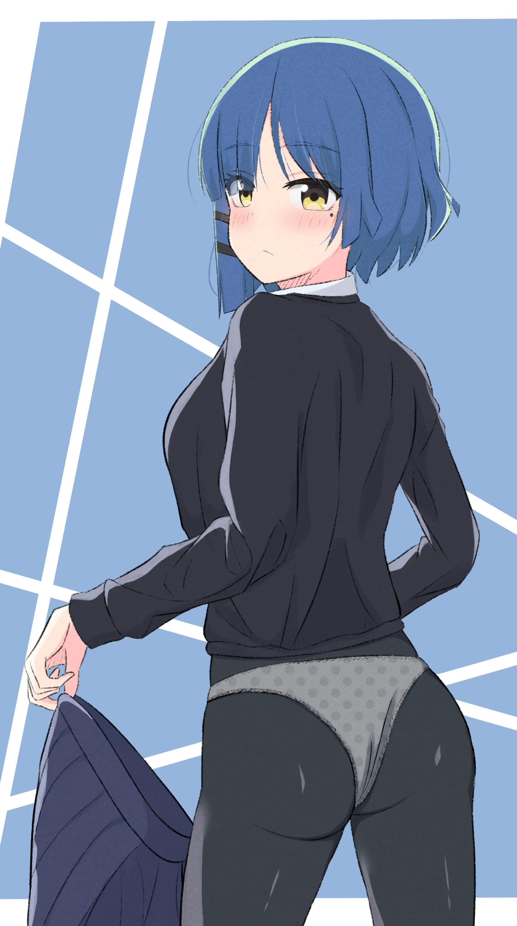 Ryo Yamada Showing What's Under Her School Uniform [Bocchi The Rock]