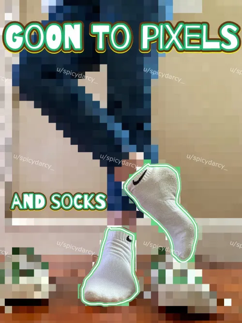 Socked feet - that’s all you need lol . Say thank you Darcy