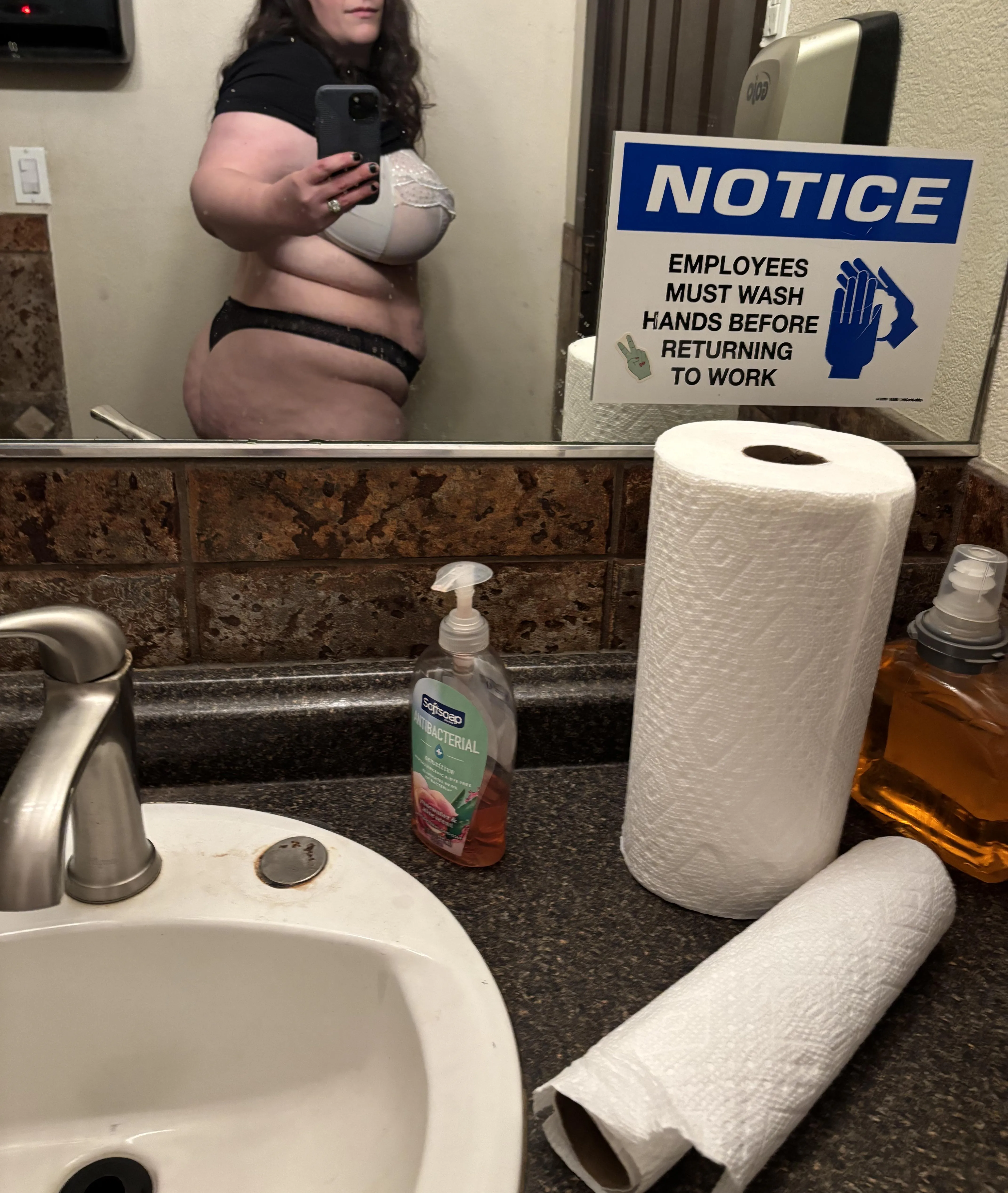 Under my work clothes…