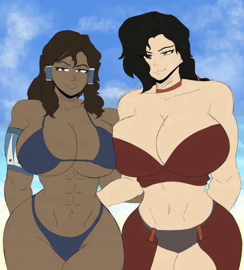beach korrasami sketch