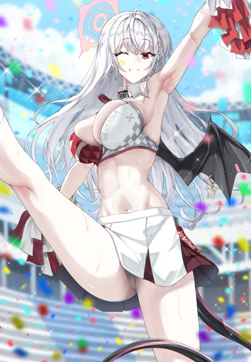 Cheerleader Haruna (eggtart3231) [Blue Archive]