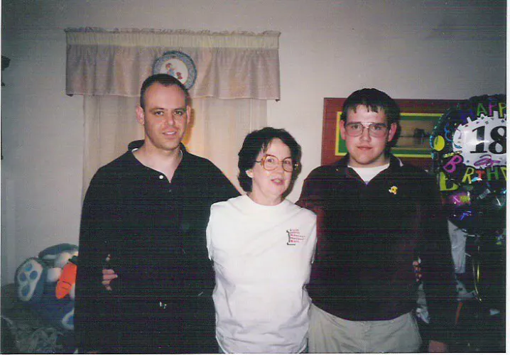 Chris Chan, his girlfriend and his brother.