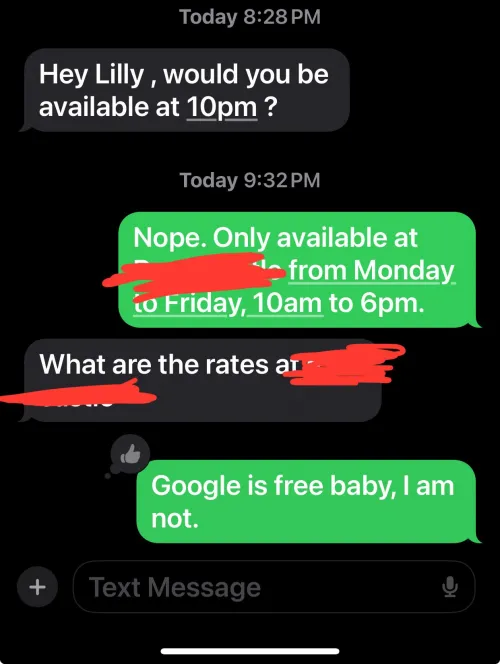 EVERYTHING is stated in the ad, on the website, and easily accessible by google search. Stop it.