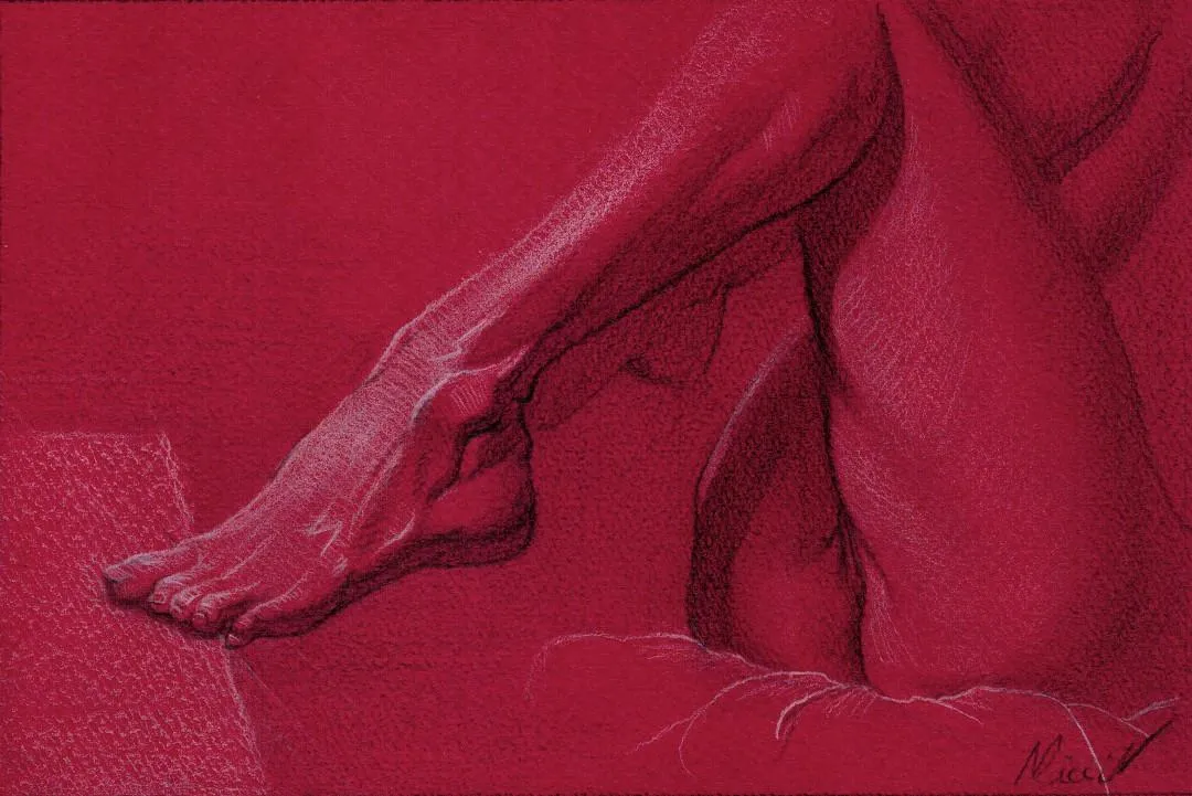'Feet study n°3', by me.