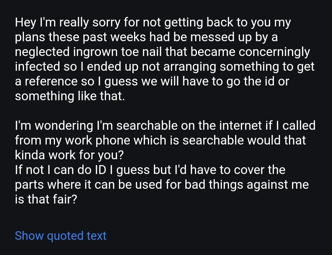 How do I reply to this ? Lmao are you a bad guy ?