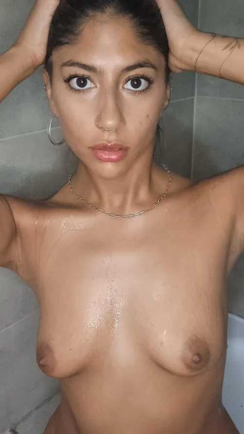 I love my small breasts because I am almost always without a bra