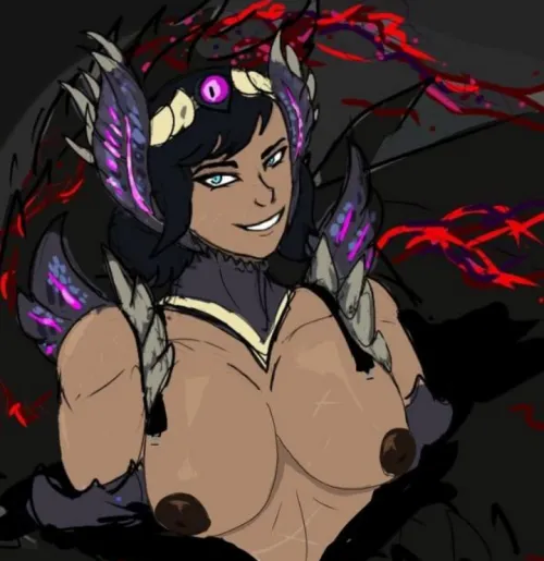 Korra in some Alatreon gear