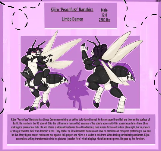 New to this subreddit, so not entirely sure what passes for monsterfucker content. Here's my sona's ref sheet I got commissioned recently.