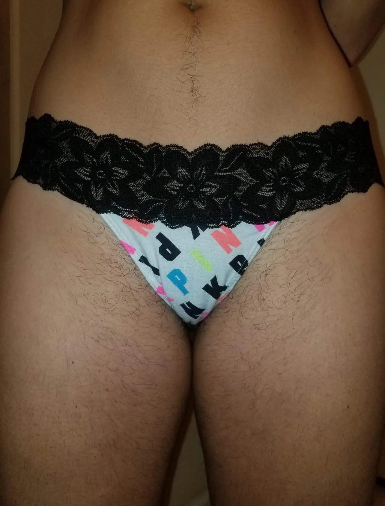 Panties don’t cover much