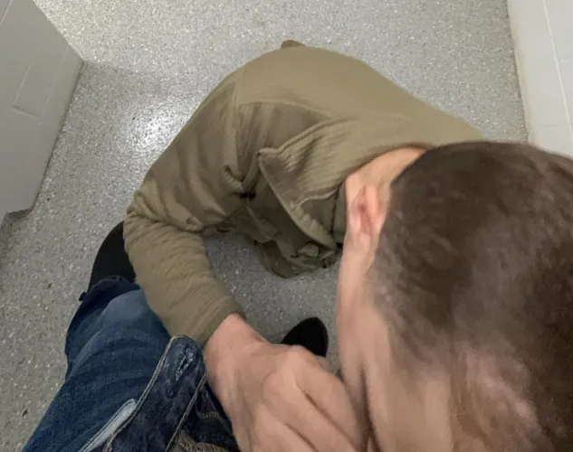 Public park bathroom bj. 💦