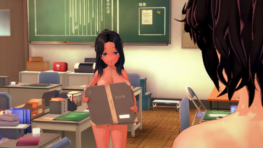 Walked into the teachers' lounge just in time [Waifu Slut School]