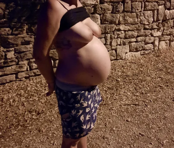 What do you think of my 9 months pregnant wife?