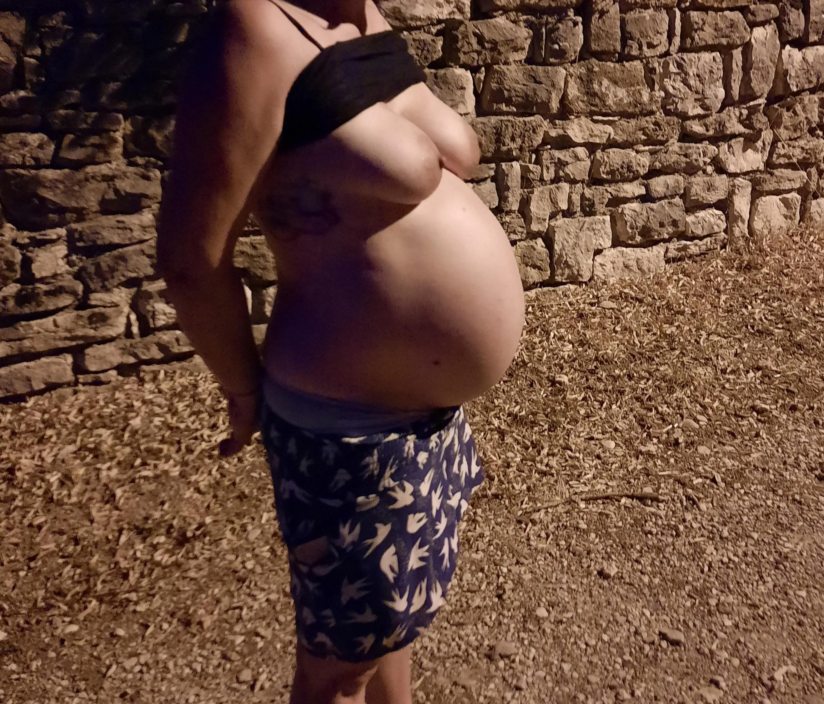 What do you think of my 9 months pregnant wife?