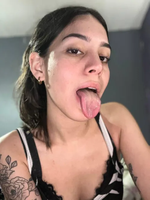 What if you lick my tongue huh