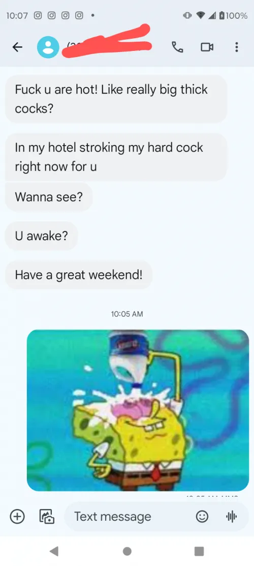 Woke up to these messages