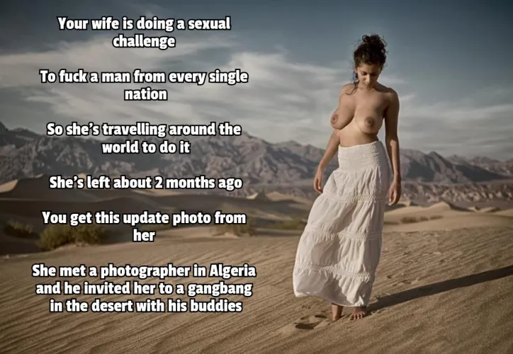 Your wife is living wild and free (captionsforever on imagefap)