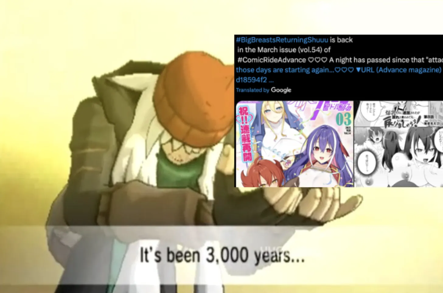 Banished by Big Breasts Manga is Returning from Hiatus