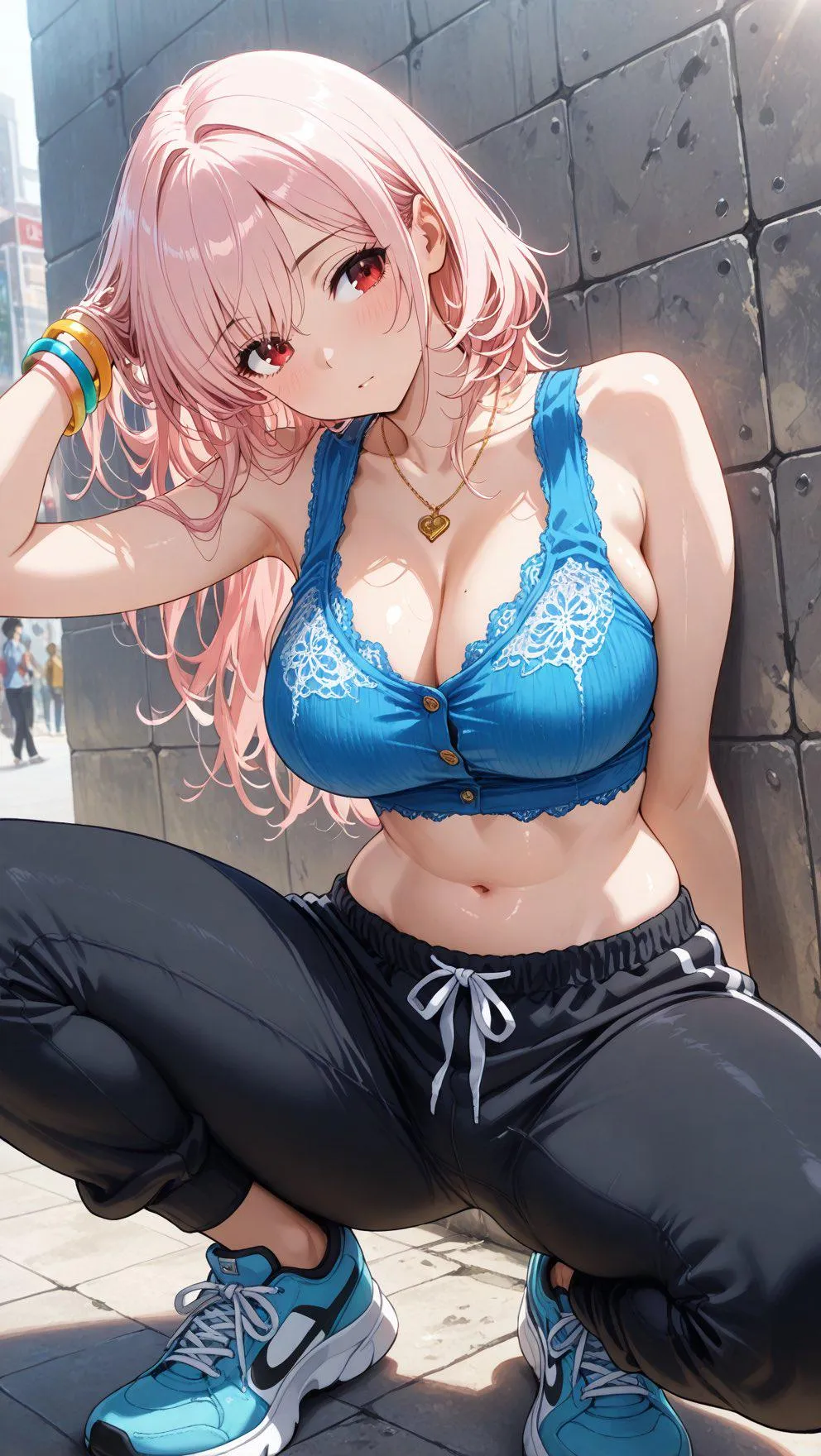 Black/Blue Atheleisure